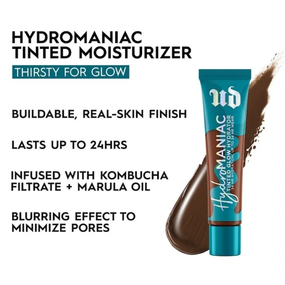 Urban Decay Hydromaniac Glowy Tinted Hydrator Foundation 90 ultra-deep neutral